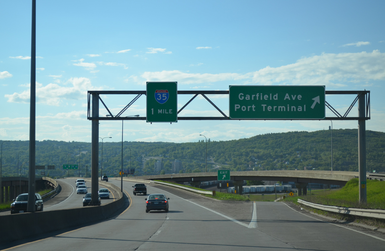 I-535/US 53 north at I-35 - Duluth, MN