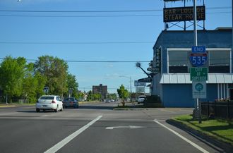 I-535/US 53 south at Hammond Av - Superior, WI
