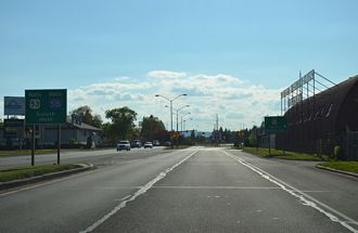 US 53 north at I-535 - Superior, WI
