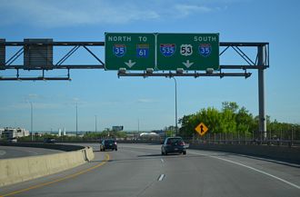 US 53 south at I-35/535 - Duluth, MN