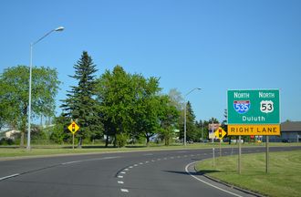 Wis 53 south I-535/US 53 - Superior