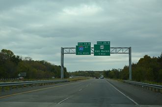I-540/US 71 north at I-40 - Van Buren, AR
