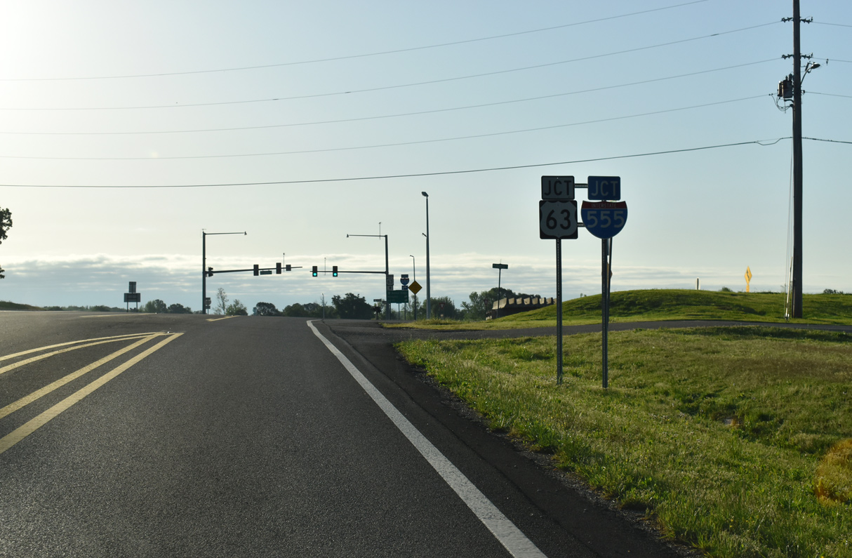 AR 91 south at I-555/US 63 - Jonesboro