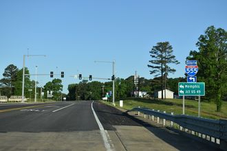 AR 91 north at I-555/US 63 - Jonesboro