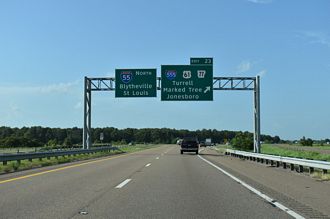 Replaced three photos of I-55/U.S. 78 north at I-555 from 07/11/25.