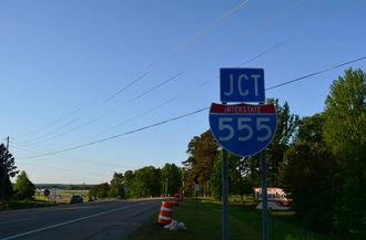 US 63 south at I-555 - Jonesboro, AR
