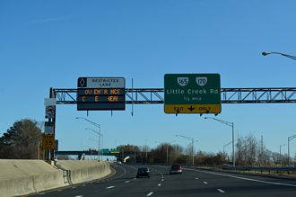 I-564 east at I-64 - Norfolk, VA