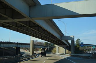 I-564 west at I-64 - Norfolk, VA