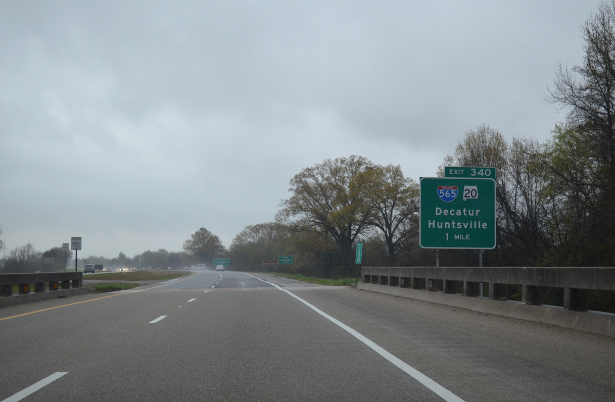 I-65 north at I-565/US 72 ALT-SR 20 - 2013