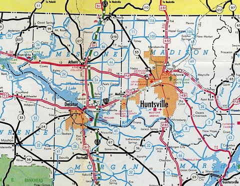 Huntsville, AL area - 1974