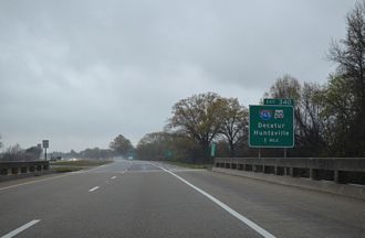 I-65 north at I-565/US 72 ALT-SR 20 - 2013