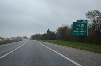 I-65 north at I-565/US 72 ALT-SR 20 - 2013