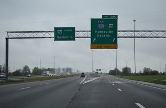 I-65 north at I-565/US 72 ALT-SR 20 - 2013