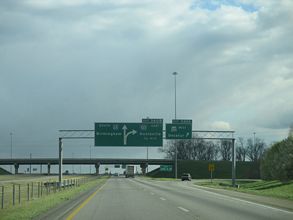 I-65 south at I-565/US 72 ALT-SR 20 - Decatur, AL