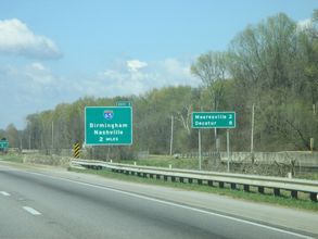I-565/US 72 ALT west at I-65 - Huntsville, AL