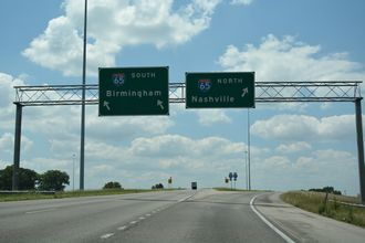 I-565/US 72 ALT west at I-65 - Huntsville, AL