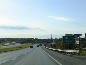 Interstate 70 west at U.S. 63 to Jefferson City, Missouri