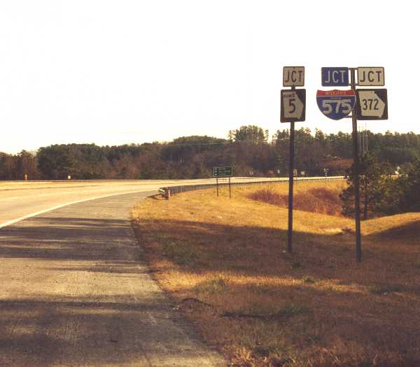 SR 5/515 south at I-575/SR 372 - 2002