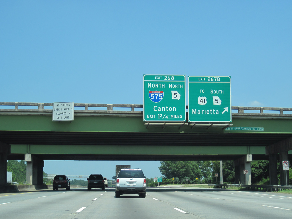 I-75 north at I-575 - 2010