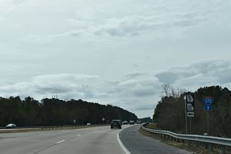 SR 5/515 south at I-575/SR 372 - Nelson, GA