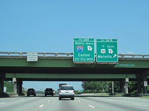 I-75 north at I-575 - 2010