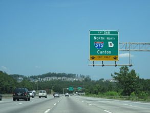 I-75 north at I-575 - 2010