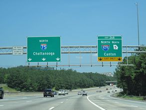 I-75 north at I-575 - 2010