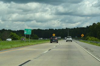 I-575/SR 5 north at GA 372/515 - Nelson, GA