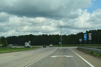 I-575/SR 5 north at GA 372/515 - Nelson, GA