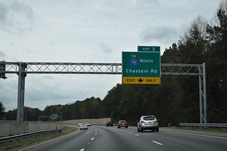 I-575 south at Chastain Rd - Kennesaw, GA