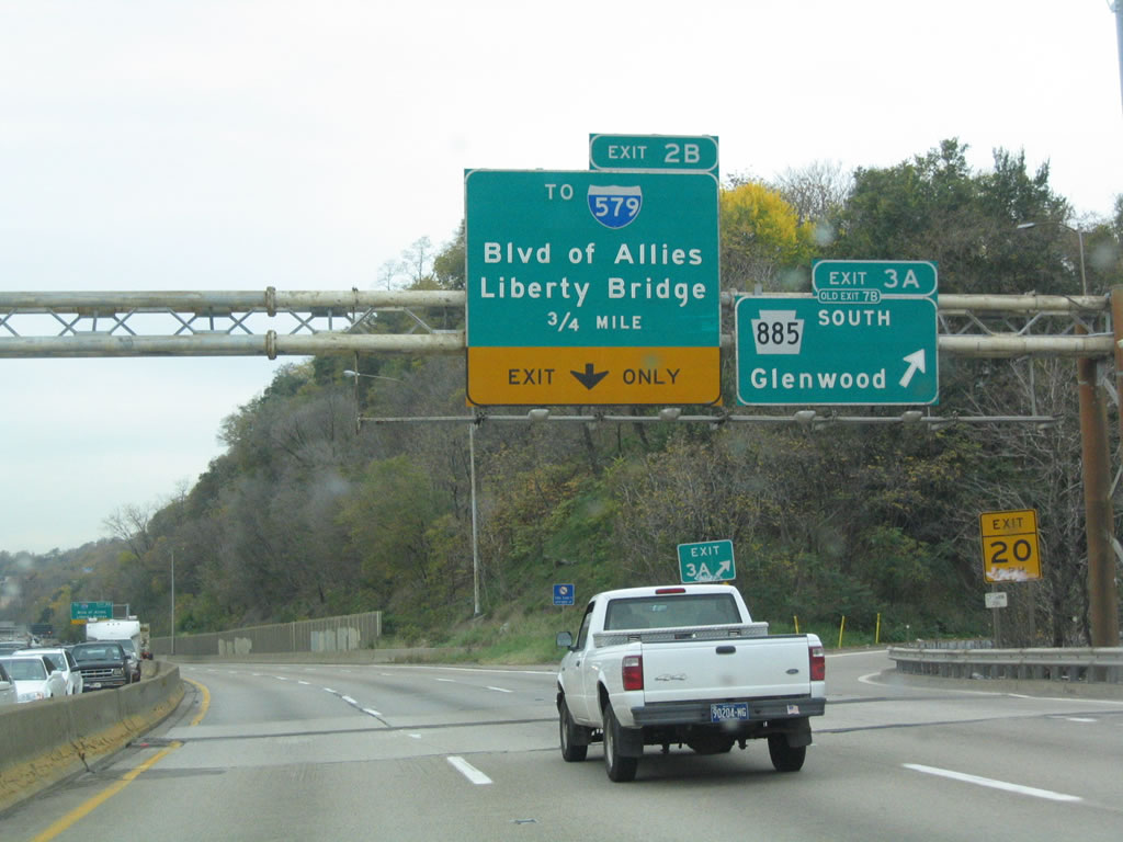 I-376 west at I-579 - 2004