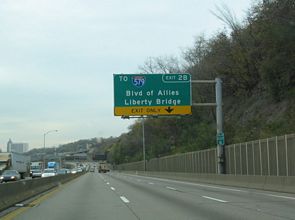 I-376 west at I-579 - 2004