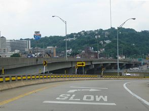 I-579 north at I-279 - Pittsburgh, PA