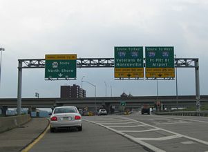 PA 28 south at I-279/579 - Pittsburgh