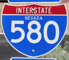Interstate 580 Nevada