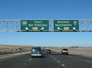 I-5 north at I-580 west