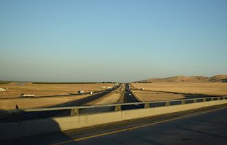 I-5 south at I-580 - Vernalis, CA