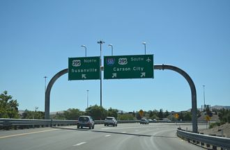 I-80 east I-580/US 395 - Reno, NV