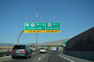 I-80 west I-580/US 395 - Reno, NV