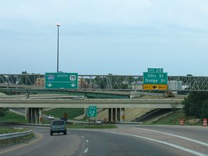 I-480 west at US 75/North Fwy - Omaha, NE