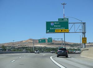 I-580/US 395 north at I-80 - Reno, NV