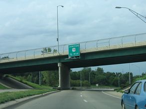 Storz Expwy west at US 75 - Omaha, NE