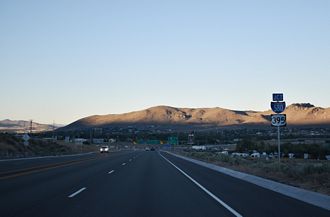 US 50 east at I-580/US 395 - Carson City, NV