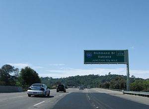 US 101 south at I-580 - San Rafael, CA