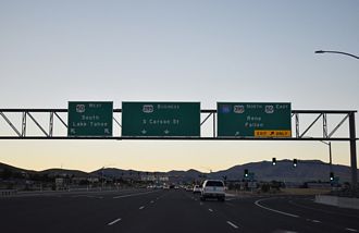 US 395 north at I-580/US 395 - Carson City, NV