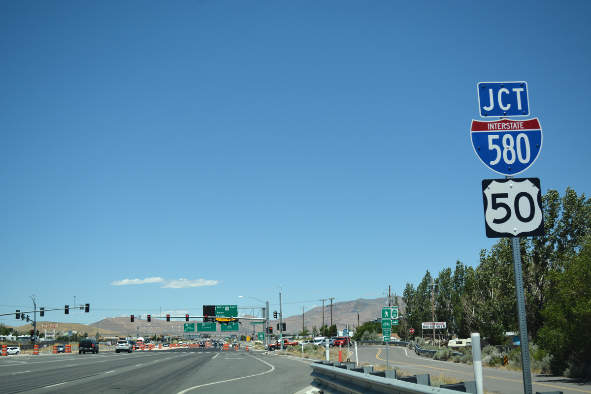 US 395 north at I-580/US 395 - Carson City, NV
