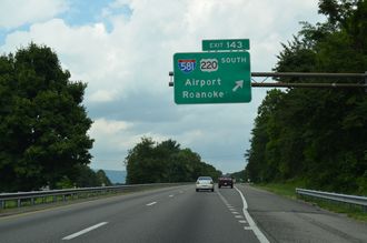 I-81 north at I-581/US 220 - 2013