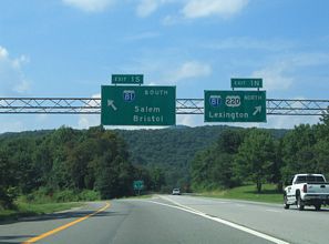 I-581/US 220 north at I-81 - 2004