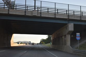 US 220 north at I-581/SR 24 - Roanoke, VA