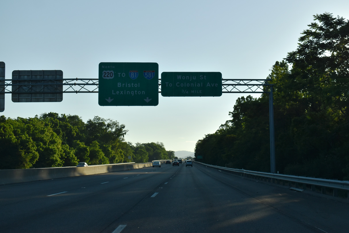 US 220 north at Wonju St - Roanoke, VA